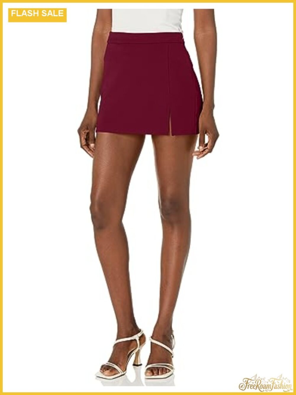 Steve Madden Cameron Mini Skirt 14" Casual Solid Mid Rise